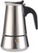 Crevyteg Cafetières Italiennes Induction, Cafetière Moka Plaque à Induction Moka Pot, Cafetiere Moka Italienne INOX 6 Tasses/300ML pour Cafetière à Moka de Camping