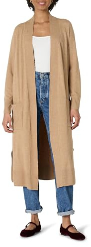 Amazon Essentials Women's Regular-Fit Lightweight Duster Length Longline Cardigan