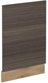 Vicco Frontal para lavavajillas R-Line, Gris Noble, 45 cm sin encimera