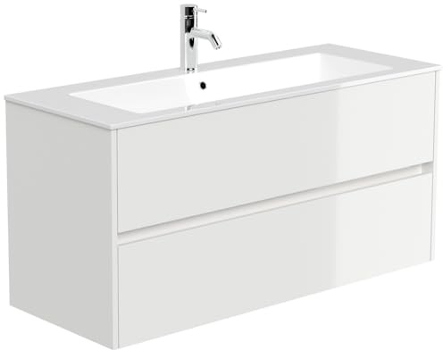 Magnolia Home Badmöbel Taifun & Waschtisch 120 cm 2 Greif SoftClose Auszüge