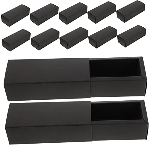 Happyyami 12 Stück Kraft Verpackungsschubladenbox Für Lippenstift Parfümbehälter Und Ätherische Ölflaschen Aufbewahrungsbox Aus Pappe Für Kleine Flaschen Tragbare Geschenkverpackung