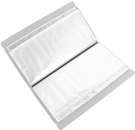 LIFKOME Álbum Transparente para Cartas Coleccionables De Organizador Ligero y Portátil con Fundas De PP Resistentes para Postales Tickets De Conciertos y Billetes De Avión