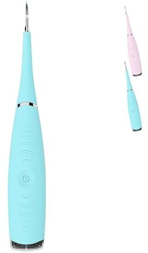 Smile Therapy Ultrasonic Dental Care Package, Portable Remover Toothbrush, Tartar Remover for Cleaning Teeth (Blue)