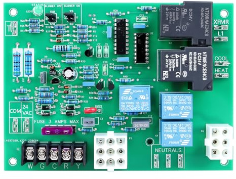 Fundyliue S1-7990-319P 7990-319P Furnace Control Circuit Board Replacement for 031-01910-000 031-01932-002 ICM2801