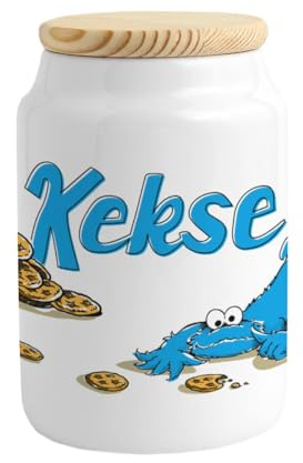 Spreadshirt Sesamstraße Kekse Krümelmonster Keksdose