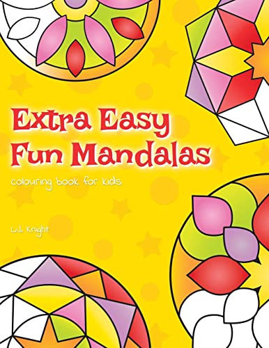 Extra Easy Fun Mandalas Colouring Book For Kids: 40 Very Simple Mandala Designs For Young Children: 11