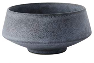 SkVLf Grey Ceramic Cereal Bowl - Stylish and Versatile for Cereal, Salad, Soup, Rice (C)