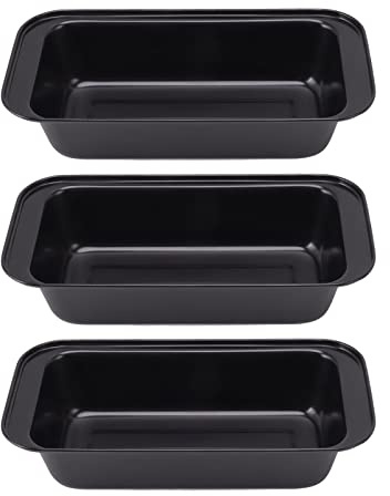 Lybunair Lot de 3 moules à pain rectangulaires