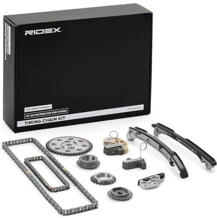 RIDEX 1389T2743 Kit de cadena de distribución debajo Juego de cadena de distribución Kit de cadena de tiempo compatible con MAZDA 3 Hatchback BM, BN 6 Familiar GJ, GL CX-5 KE, GH CX-5 KF