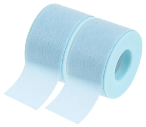 Healvian 2 Rollos Cinta Para Extensiones De Pestañas Cintas Adhesivas Para Debajo Ojos Aislante Para Piel De Ojos Uso Maquillaje
