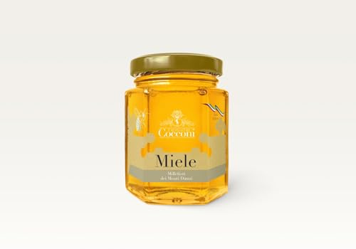 Tenute Cocconi® Miele Millefiori dei Monti Dauni, Miele Naturale, Prodotto in Puglia, Cristallizzazione Naturale, Zero Grassi