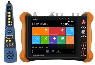 Tester per telecamere CCTV, X9-MOVTADHS Pro 8K H.265 .264 Tester for telecamera IP 8MP TVI AHD CVI for con POE++ Max 90W for in uscita di potenza