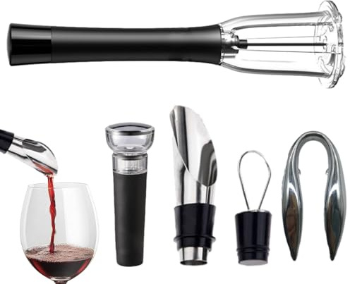 Air Pressure Pump Bottle Opener Air Pump Wine Bottle Opener Set with Foil