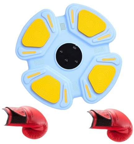 Generico Musikboxmaskin, målvägg med träningsbelysning, boxningsmaskin, vuxna, barn, gym, kontor, fitness och reaktioner