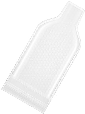 Vinflaskskydd, läckagefri reseärm, dubbel lagerstötdämpare, återanvändbar | okrossbar fraktväska, säkert flaskfodral för förvaring av förvaring 48 x 18 cm