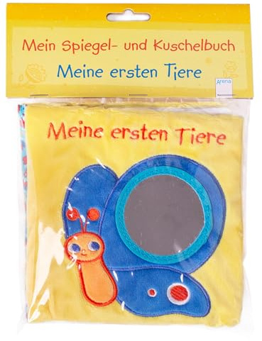 Mein Spiegel- und Kuschelbuch. Meine ersten Tiere: Stoffbuch mit Spiegel und Knisterseiten – ab 6 Monate