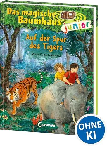 Das magische Baumhaus junior (Band 17) - Auf der Spur des Tigers: Kinderbuch zum Vorlesen und ersten Selberlesen - Mit farbigen Illustrationen - Für Mädchen und Jungen ab 6 Jahre
