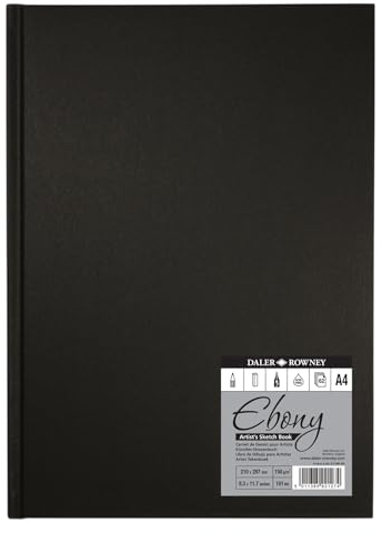 Daler Rowney SG Education Skizzenbuch Ebony A4 150g/m²