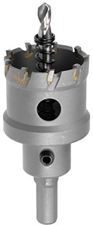 sourcingmap Carbide Hole Saw Drill Bit, 38mm Hole Cutter for Stainless Steel Alloy Cast Iron Copper Metal Sheet, with Limit Step