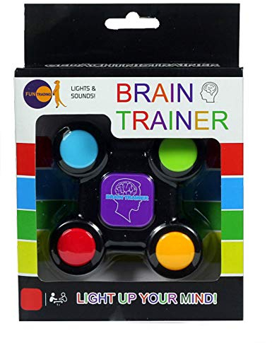 Fun Trading 4802 - Brain Trainer, Gedächtnis und Lernspiel mit Licht und Sound, inklusive Batterien