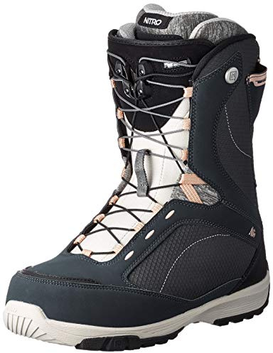 Nitro Snowboards Damen Monarch TLS '20 All Mountain Freestyle Schnellschnürsystem Boot Snowboardboot Botas de Snowboard, Mujer, Azul Marino, 28,5