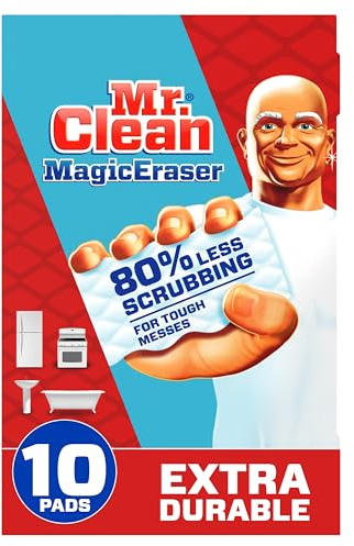 Mr. Clean Magic Eraser Extra Durable, Cleaning Pads with Durafoam, 10 Count