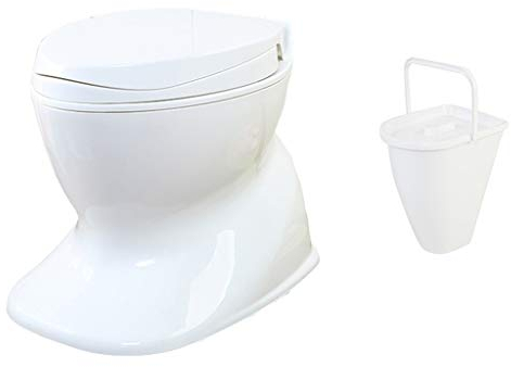 GLJ Campingtoilette Tragbare Camping-Toilette, Bewegliche Toilette für Erwachsene und Kinder, Stumm Geschlossen, Leicht zu Reinigen, Toilette mit Doppelter Abdeckung (Size : Squat Toilet Bucket)
