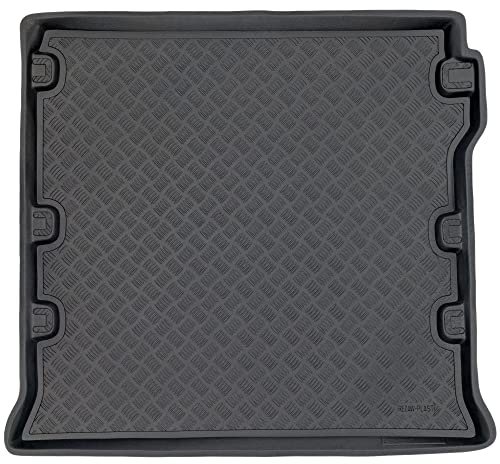 M MOTOS Tapetes de PE para Maletero apata para Nissan Pathfinder III 2005-2012 Mejore la Comodidad de su Viaje con la Resistente Alfombrilla para el Maletero del Coche, Que Protege contra la Suciedad