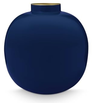 Pip Studio Vase Metal blau 23 cm