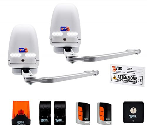 VDS IBIS KIT 2 ANTE PER CANCELLI A BATTENTE ARTICOLATO 24V FINO A 5 MT COD. KIT 11280/2 ML225