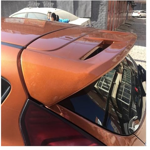 SANCAK Heckspoiler Auto Accessori Hinten Trunk Boot Flügel Spoiler Für Ford Für Fiesta 2009 2010 2011 2012 2013 Auto ABS Kunststoff Unlackiert Farbe Heckflügel (Farbe