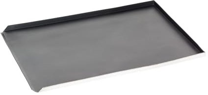 AMT Gastroguss GN Bäckernorm BN Backblech - Set, 60 x 40 cm, ungelocht, Aluminiumguss, Lotan® Antihaft-Veredelung, bestehend aus 2 Backblechen, AMZN-DUO-6040BBL-2