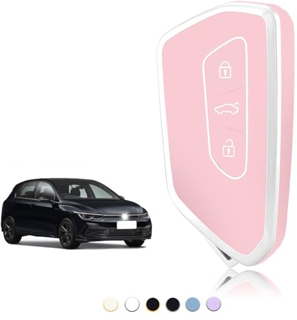 TOOMUME Schlüsselhülle, Autoschlüssel Hülle Passt für Cupra Born Formentor für VW Volkswagen Golf 8 MK8 Seat Leon MK4 Ateca Tarraco Skoda Octavia 8, Schlüsselcover Schutz Schlüssel Gehäuse - Smart Key