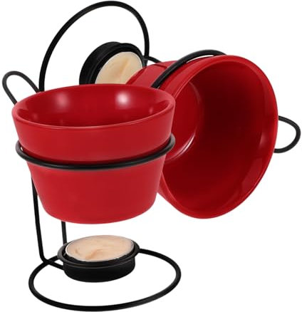 Cabilock Convient Pour Le Service À Fondue Le Chauffe-fromage En Céramique Et Le Pot À Chocolat