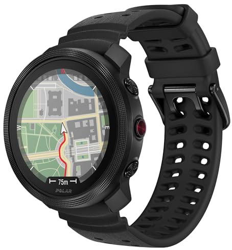 Polar Vantage M3 - Smartwatch multi-sport con display AMOLED, GPS a doppia frequenza, navigazione turn-by-turn, durata della batteria fino a 7 giorni
