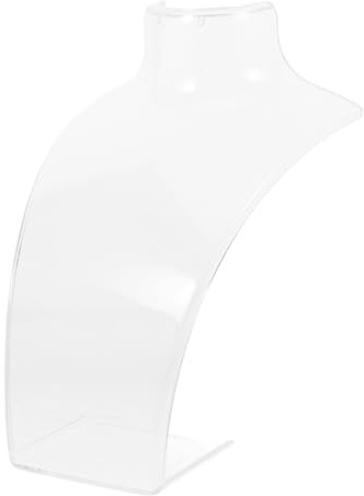 OKUMEYR Eleganter Schmuckhalter 3 Stück für Halsketten und Ohrringe Transparentes Acryl Schmuckdisplay für Persönliche Sammlungen und Verkaufsstände