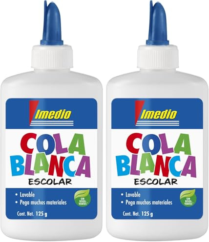 IMEDIO Cola Blanca 40 g (Paquete de 2)