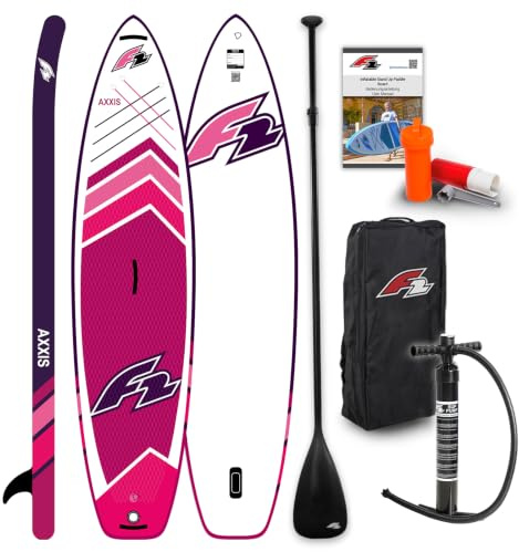 F2 Stand Up Paddle Board AXXIS - Damen SUP Größe wählbar Pink 2024/2025