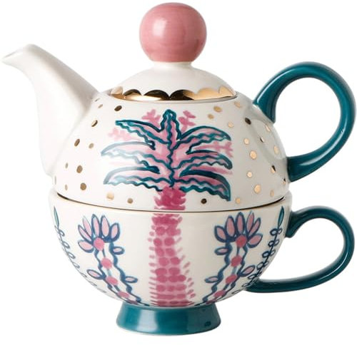 Teiera per tè sfuso Teiera in ceramica dipinta a mano Contenitore per tè inglese Set da teiera per uso domestico Teiera portatile da viaggio per una persona Piccola teiera Teiera multifunzionale (tagl