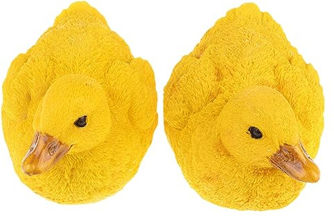 ifundom Décoration Jaune Résine pour Bonsaï Ornement De Jardin Cour Étang Artisanat Décoratif De Bureau