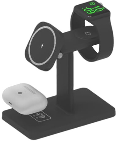 Supporto per telefono da scrivania Caricabatterie senza fili - Magnetico 15W Sold di Ricarica Rapida, Stazione di Caricabatterie per Cellulare | Telefono Mobile da Scrivania regolabile per Tavolo