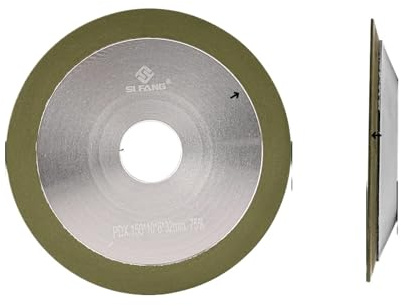 Disco Abrasivo Circolare In Resina Con Mola Diamantata Da 3/4/5/6 Pollici For Utensili Di Rettifica For Frese In Acciaio Al Tungsteno E Metallo Duro(150x32mm)