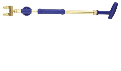 Spruzzatore regolabile con asta di trazione con interfaccia singola/doppia bottiglia d'acqua, spruzzatore manuale in ottone per bottiglie da 1,25 litri, modalità nebbia e colonna d'acqua per prato da