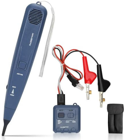 Tone Generator and Probe Set for Pro3000, Tone Generator Kit, Toner Electrical Tool, Wire Toner and Probe Kit, Handheld Telephone Line Finder