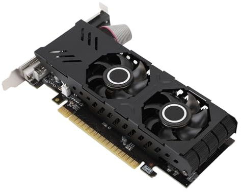 VBESTLIFE Tarjeta Gráfica GT750 de 4GB, GPU GDDR5 de 128 bits, 1020MHz, Tarjeta de Video para Juegos de PC de Escritorio PCIE 3.0 X16 con Puertos HDMI, DVI, VGA