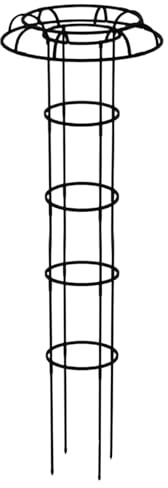 Traliccio da giardino a forma di ombrello - verticale di supporto per piante per tutte le stagioni per viti rampicanti fiori piselli pomodori clematide per davanzale balcone cortile giardino es