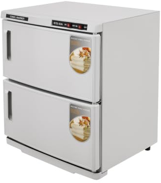 Scaldasalviette a 2 porte, 32 l, con sterilizzatore UV, asciugamano per cosmetici