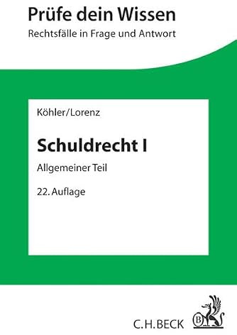 Schuldrecht I: Allgemeiner Teil (Prüfe dein Wissen)