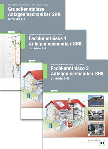 Paketangebot Das Gesellenstück: Anlagenmechaniker SHK Lernfelder 1-15/ Das Paket enthält alle drei Bücher: Das Paket enthält die Titel ... SHK Lernfelder 1-4 (Bestell-Nr. 3135)