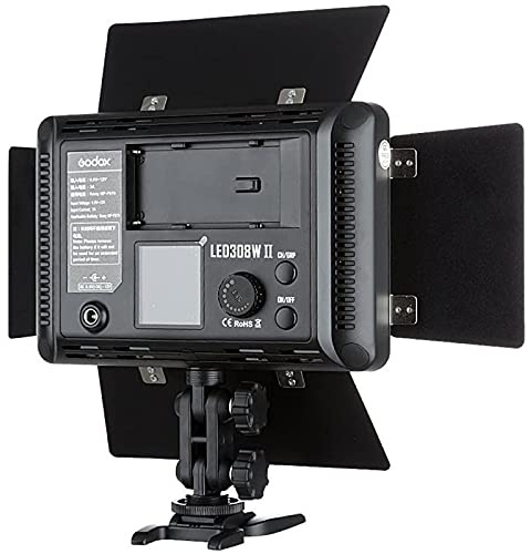Godox GDXLED308IIW LED-panel 5600° K med vingar svart